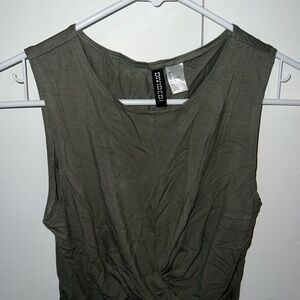 Olive Green Women's Top